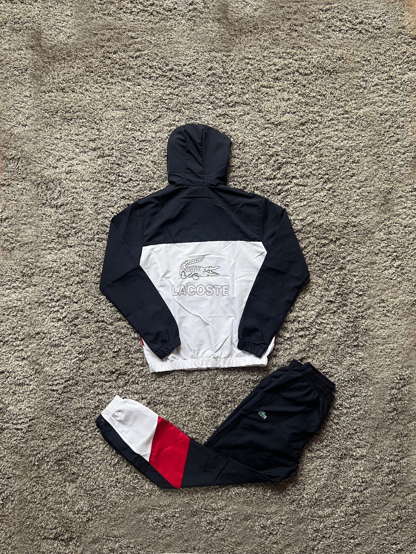 Лакосте "Zip Sport" Черно & Бяло