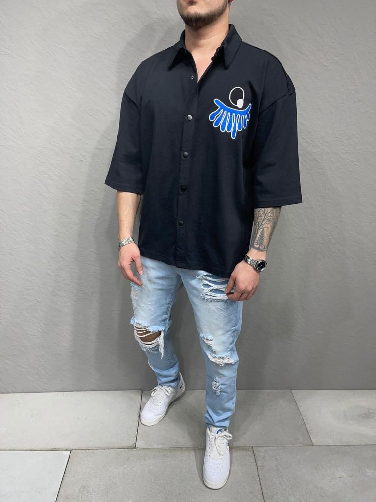 Черна Риза "Splashes"