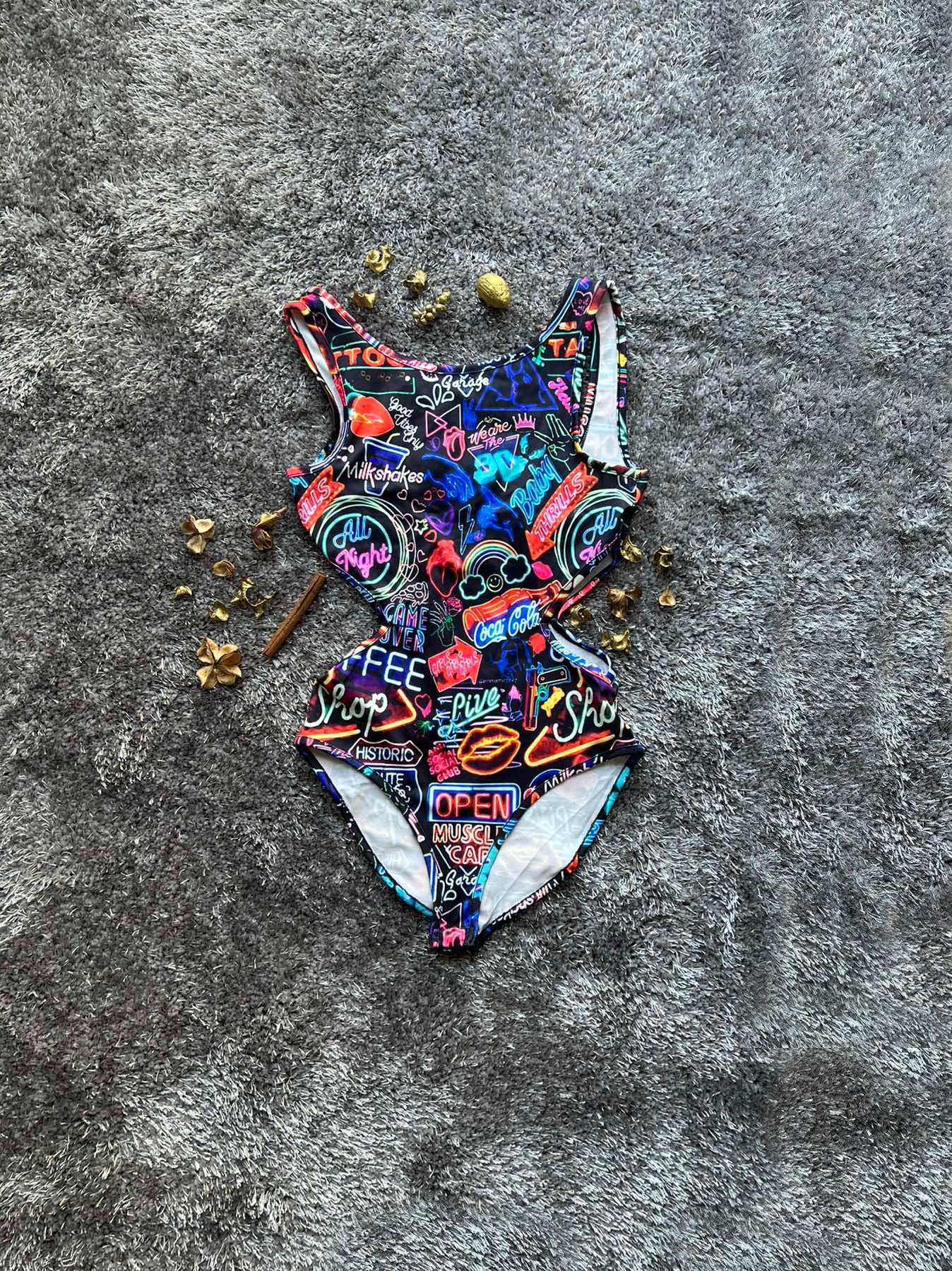 Шарено Боди "Techno"