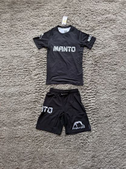 Манто "Warning" Черен