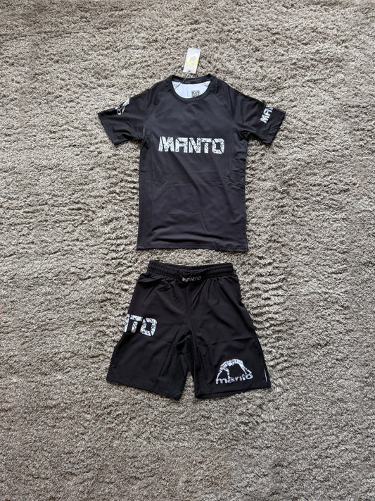 Манто "Warning" Черен