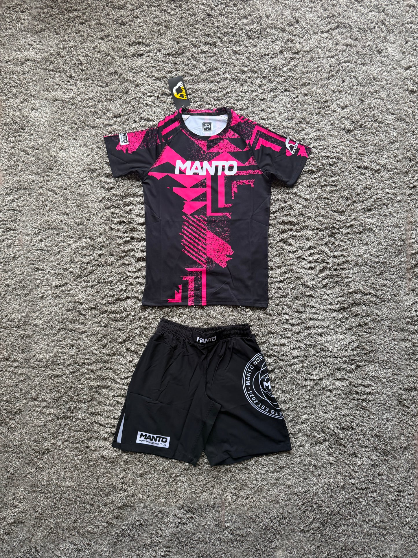 Манто "Fragments" Лилав