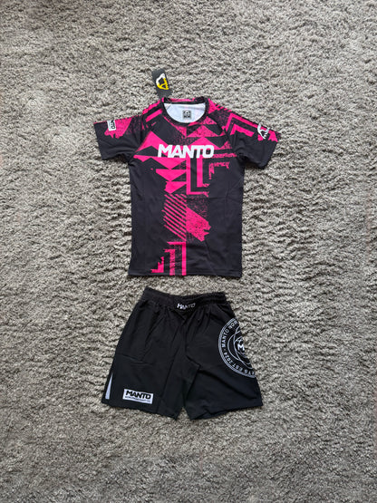 Манто "Fragments" Лилав