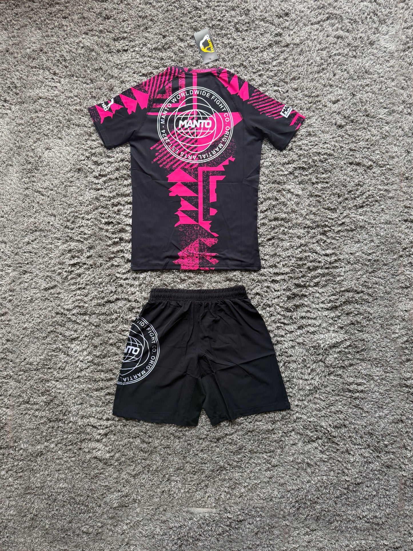 Манто "Fragments" Лилав