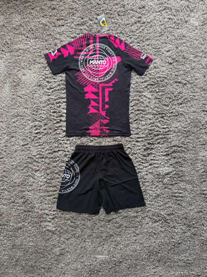 Манто "Fragments" Лилав