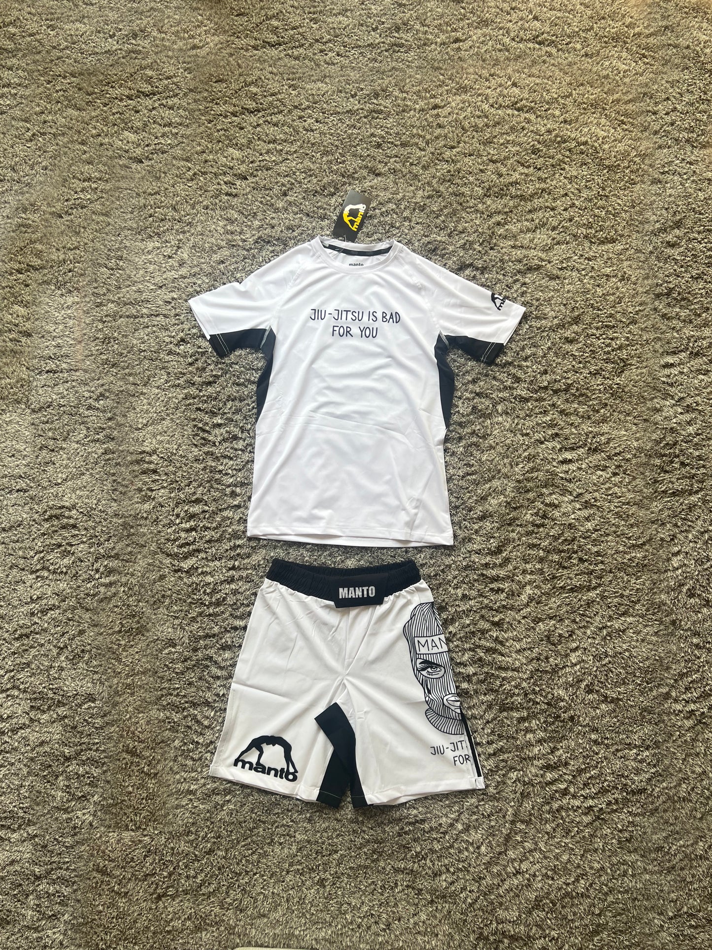 Манто "Jiu Jitsu" Бял