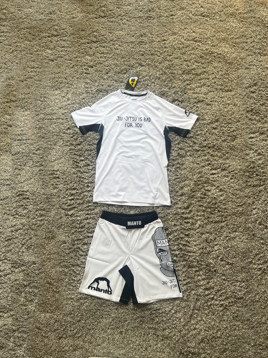 Манто "Jiu Jitsu" Бял