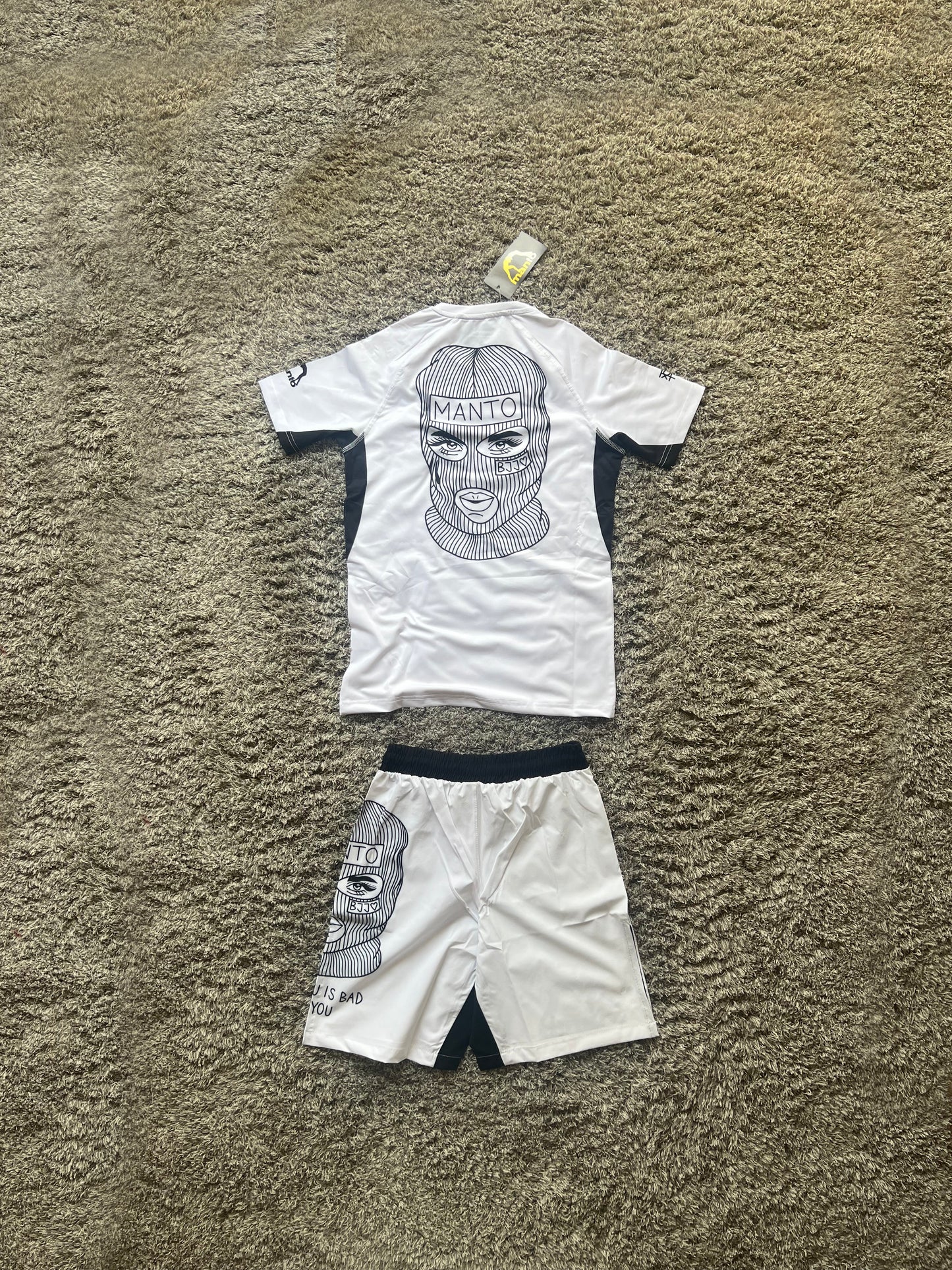 Манто "Jiu Jitsu" Бял