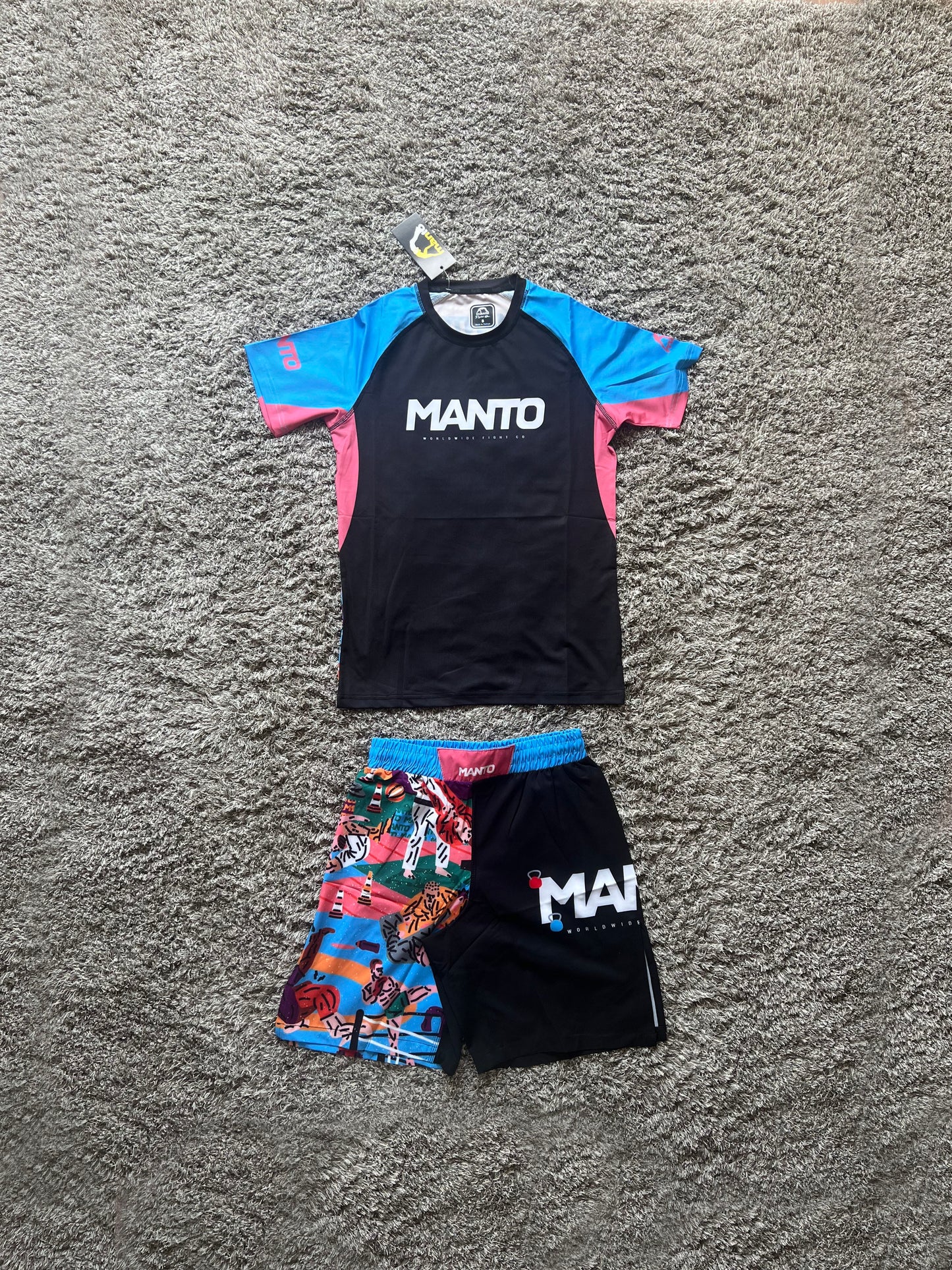 Манто "Gym 2.0" Син/Черен