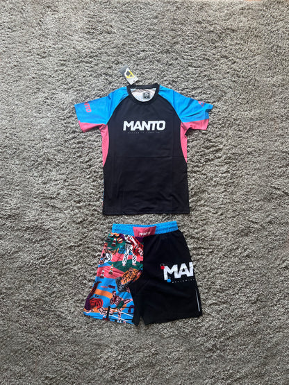 Манто "Gym 2.0" Син/Черен