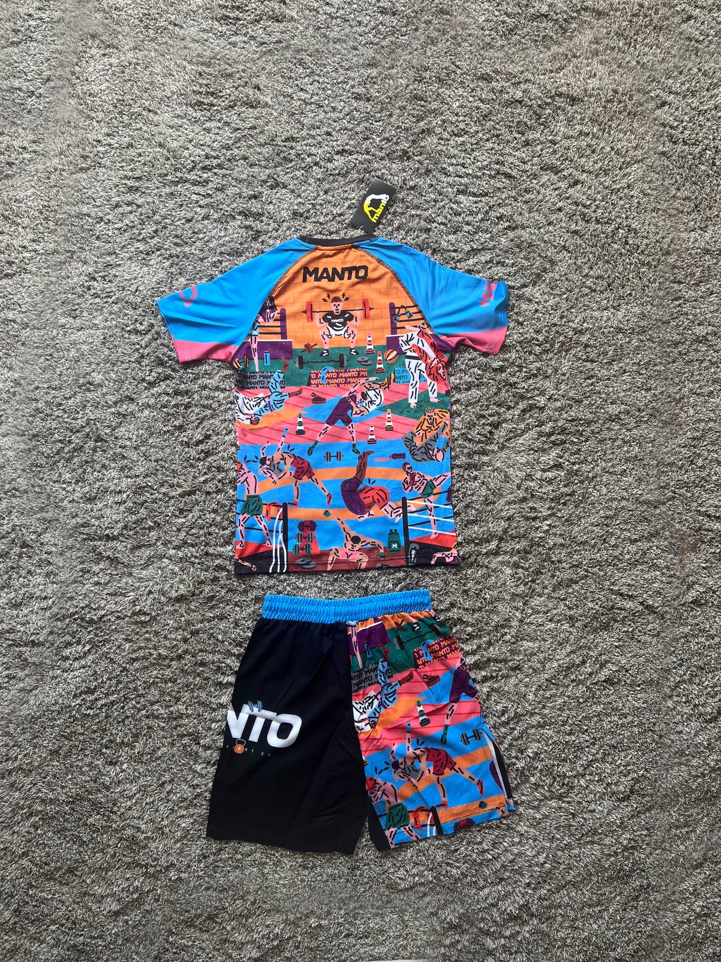 Манто "Gym 2.0" Син/Черен