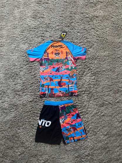 Манто "Gym 2.0" Син/Черен