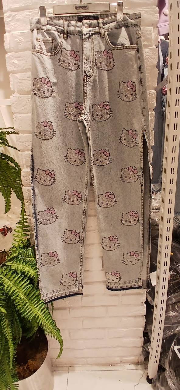 Дънки с Цепка "Kitty Kitten"