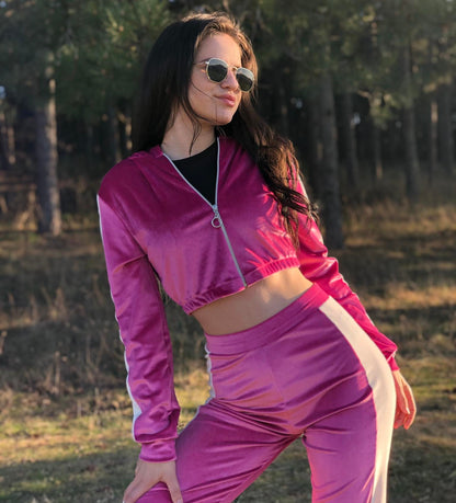 Розово с Бяло Плюшено Екипче "bBabilon"