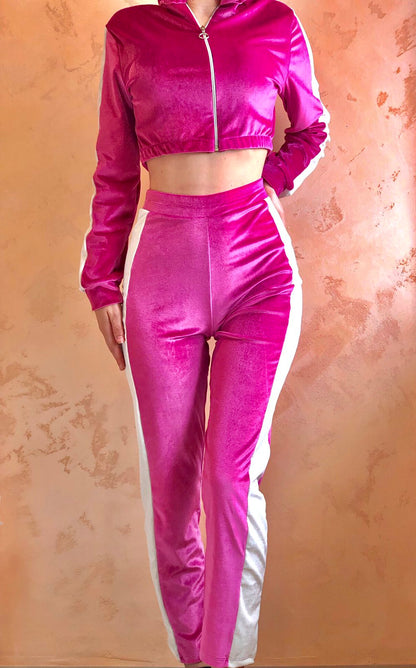 Розово с Бяло Плюшено Екипче "bBabilon"