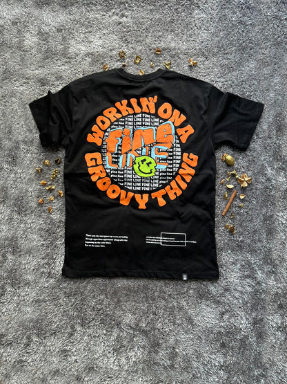 Черна Тениска "Fine Line"