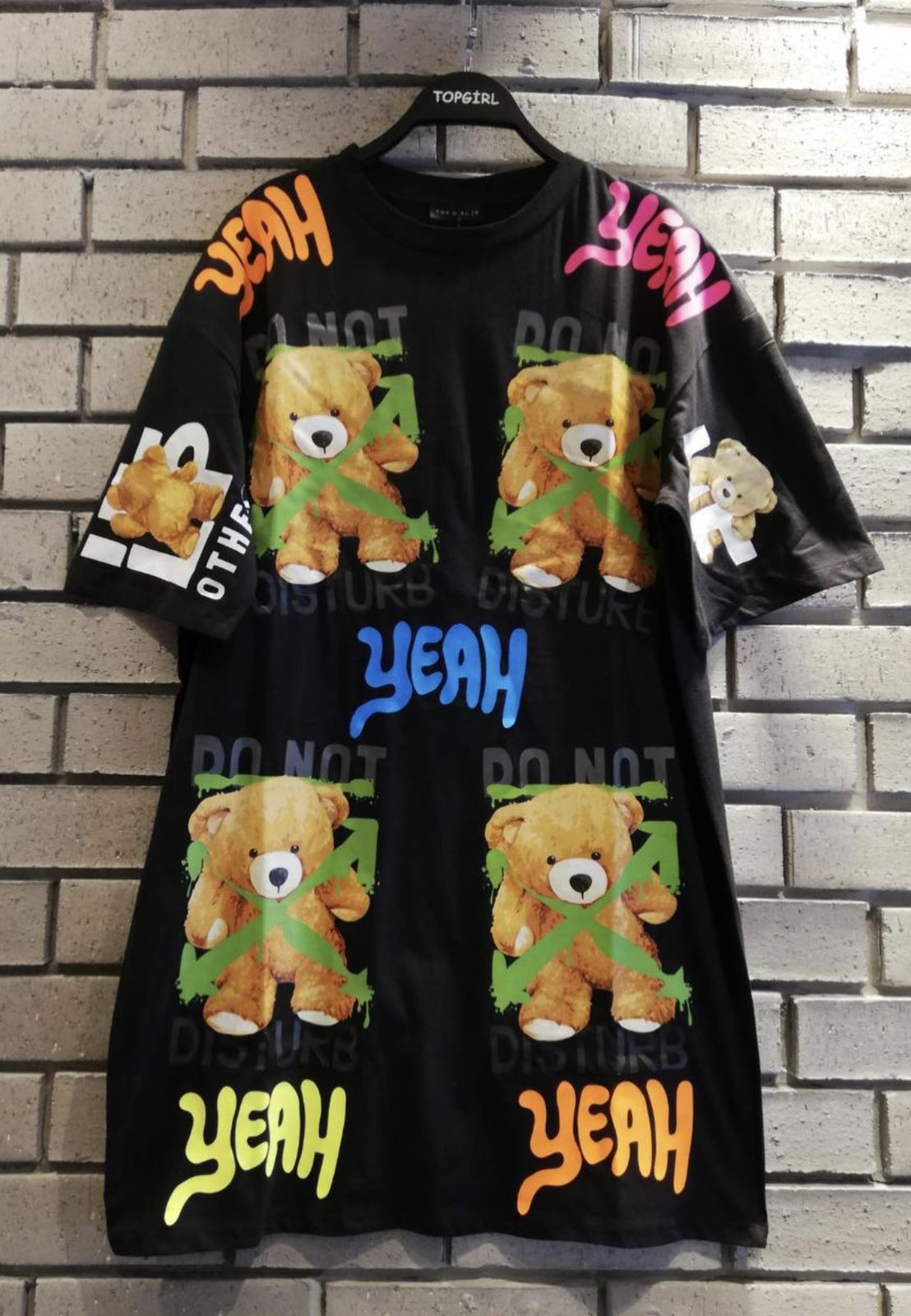 Тениска тип Рокля "Off-TeddyBear"